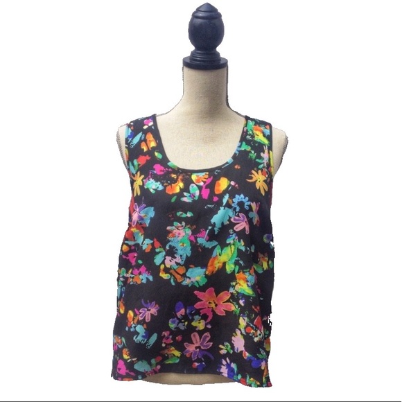 ☀️4/25 Atmosphere Flower Print Tank Top